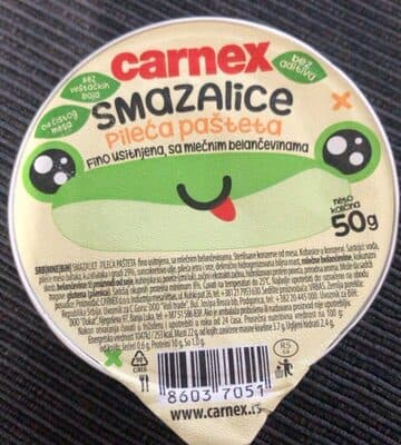 Pileca pasteta Smazalica Carnex 50g-slika