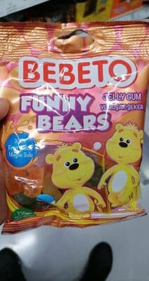 GUMENE BOMBONE FUNNY BEARS 80G BEBETO-slika