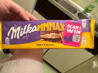 Cokolada choco biscuits Milka 300g-slika