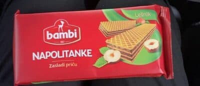 Napolitanke lesnik Bambi 185g-slika