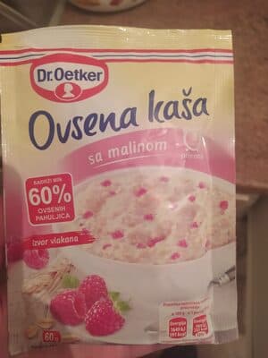 Ovsena kasa malina 60g,Dr Oetker-slika