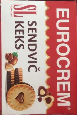 KEKS EUROKREM SENDVIČ 250G SWISSLIO-slika