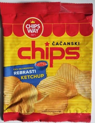 CHIPS WAY 40G REBRASTI KEČAP-slika