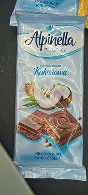 COKOLADA ALPINELLAMLECNA BELA 90GR-slika