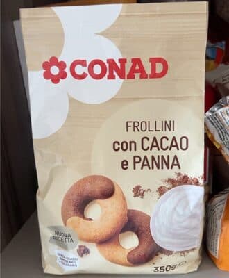 KEKS FROLLINI SA KAKAO KREMOM 350GR CONAD-slika