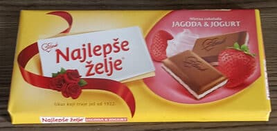 NAJLEPŠE ŽELJE JAGODA+JOGURT 100G-slika