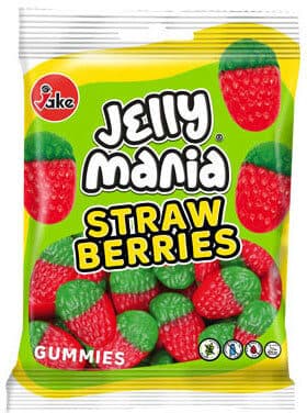 BOMBONE GUMENE KREM JAGODA 100GR JAKE-slika