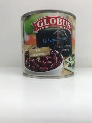 Pasulj cveni Kidney Globus 326g-slika