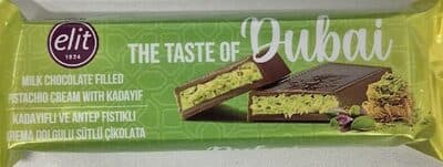 Cokoladica Dubai sa pistacima Elit 30g-slika