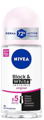 DEO.NIVEA ROLL-ON 50ML BLACK&WHITE CLEAR-slika
