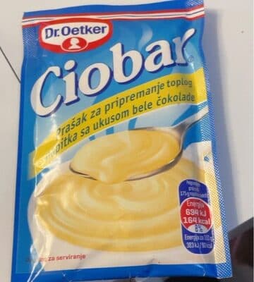 DR OETKER CIOBAR BELA ČOK 25G-slika