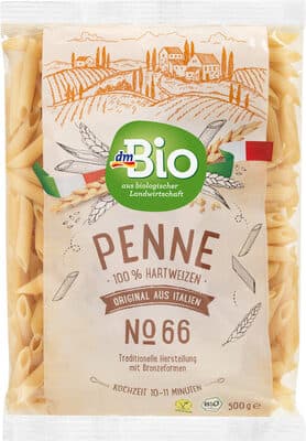 Makaroni DM BIO Penne bez jaja 500g-slika