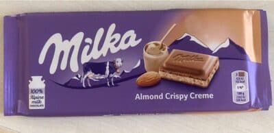 MILKA ALMOND CRISPY CREAM 90G MONDELEZ-slika